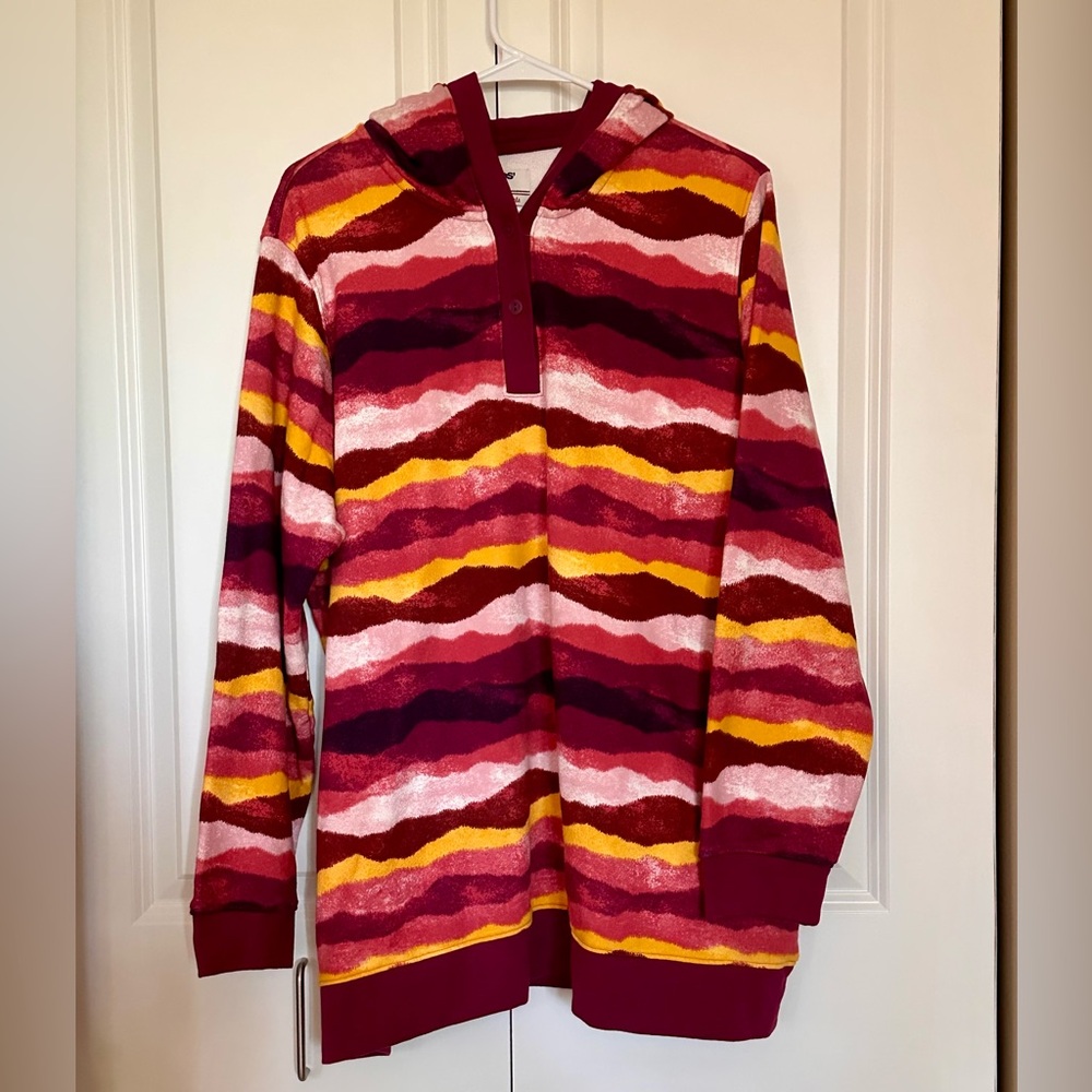 Lands' End Serious Sweats Multicolor Sweatshirt